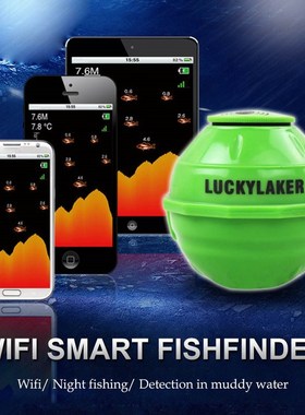 FF916 Sounder Sonar Wireless WIFI Fish Finder 50M/130ft Sea