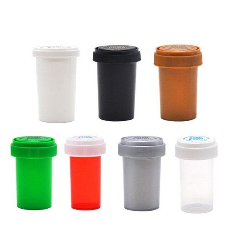 75ML Push Down Turn Vial Container For Weed Storage Stash Ja
