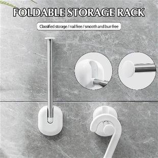 Foldable Clothes Rack Wall Mounted Towel Holder Stainless