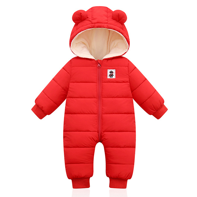 LZH Autumn Winter Clothes Newborn Baby Boys Thick Cotton Jum