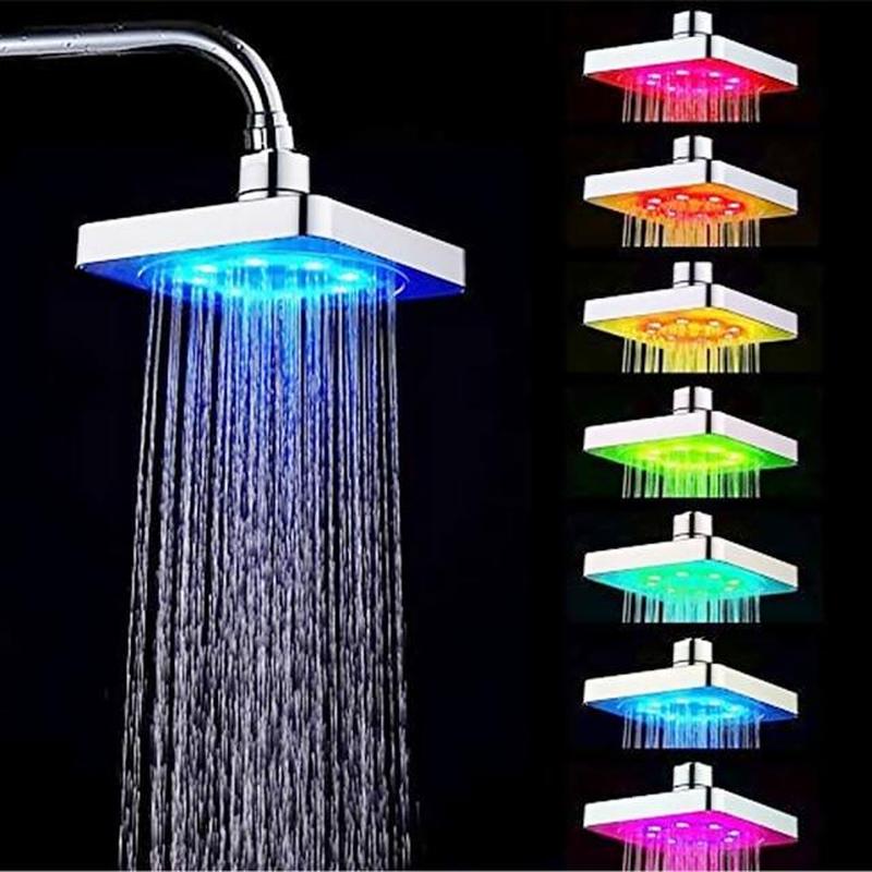 Recableght Shower Head Lights  Bathroom Shower Room 7 Color