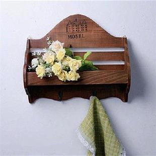 1PC Zakka Grocery Home Furnishing Wall Wood Shelves Wall