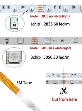 LED Strips Ligs Bluetooth Luces Led RGB 5050 SMD 2835 Flex