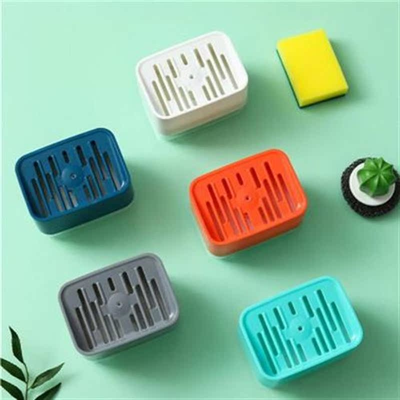 YOOAP Soap pump dispenser with sponge holder cleaning fluid
