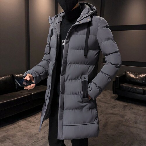 2022 Brand Clothing Men Winter Parka Long Section 3 Colors N