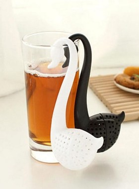 1Pc Home Plastic Swan Tea Infuser Environmentally Friendly P