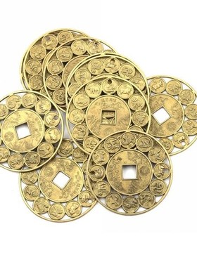 Zinc Alloy Auspicious Lucky Chinese Zodiac Feng Shui Coin 适