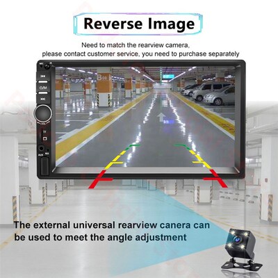 Podofo Android 2 Din Car Radio RAM 2GB  ROM 32GB Android 7&#