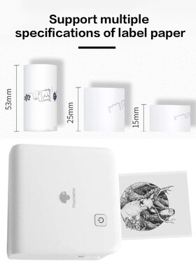 M02Pro Photo Printer 300DPI Mini Print Thermal Labeler Wirel