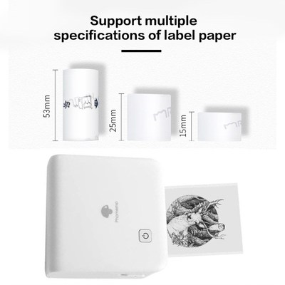 M02Pro Photo Printer 300DPI Mini Print Thermal Labeler Wirel
