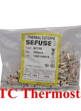 10pcs/lot SF240E SF240Y Thermal Fuse 10A/15A 250V RY 240C Th