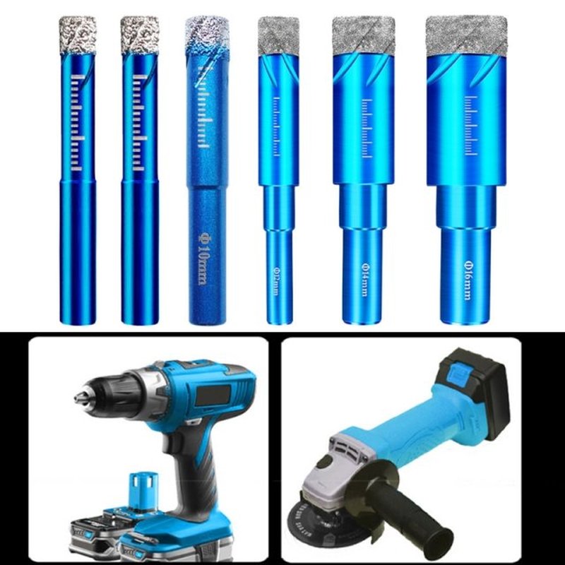 6 8 10 12 14 16 mm Durable Diamond Coated Core Drill Bit Dry