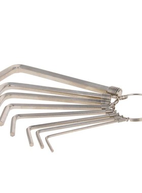 Utoolmart Hex Key Allen Wrench Set Nickel/Chromium Plating 4