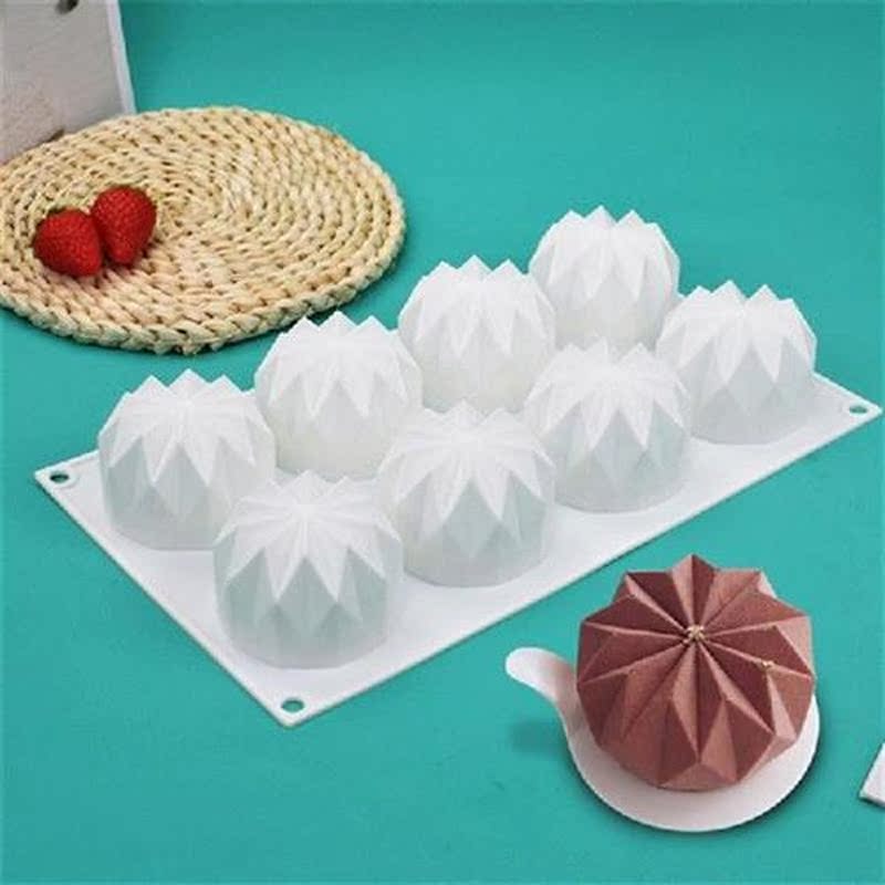 Silicone Chocolate Mould Jewel Shape Baking Molds Fondant Mo
