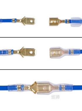 900/315PCS Insulated Male Female Wire Connector 2.8/4.8/6.3m