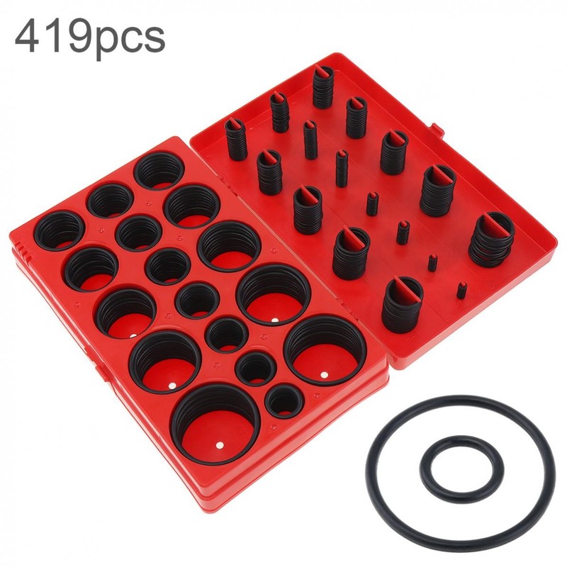 Universal Metric Kit 419pcs/lot  Rubber Seal O-Ring Assortme
