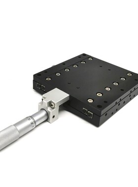 X Axis 125x125mm Precision  Manual Linear Stages Cnc Guide R