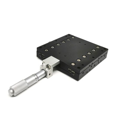 X Axis 125x125mm Precision  Manual Linear Stages Cnc Guide R