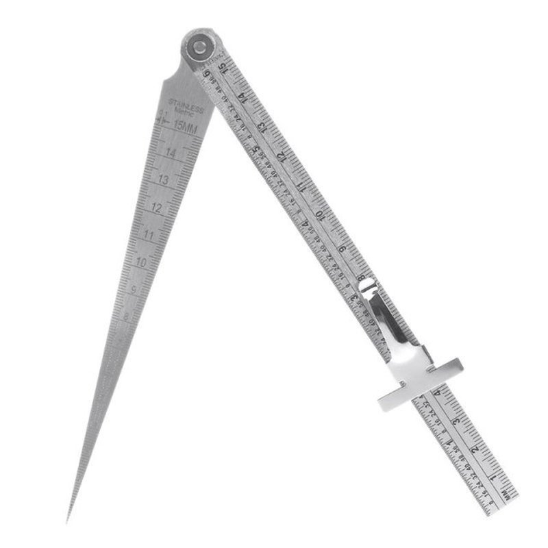 Stainless Steel Welding Taper Gage Feeler Gauge Hole Inspect