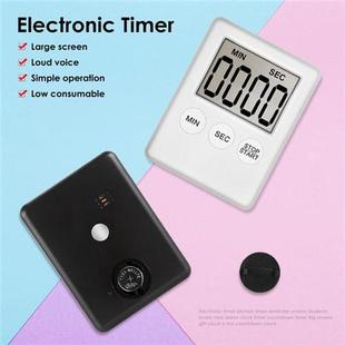 Kitchen Timer Magnet Digital Alarm Clock LCD Count Down Up L