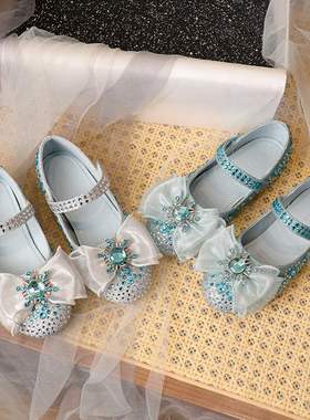 Children's high heels Princess Aisha shoes 2022 spri