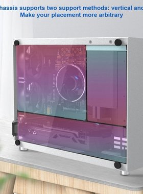 All Aluminum ITX PC Gaming Case Computer Cabinet Suitcase Po