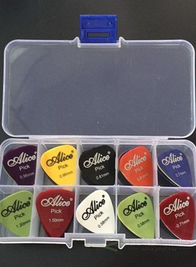 40 guitar picks 1 box case  acoustic electric bass pic plect