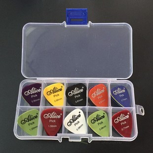 40 guitar picks 1 box case  acoustic electric bass pic plect