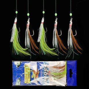 5PCS/Set 5 Combination Fishhook Fishing Lure Set Artificial