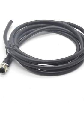 M12 12-pin Connector Black Signal Line Processing Injection