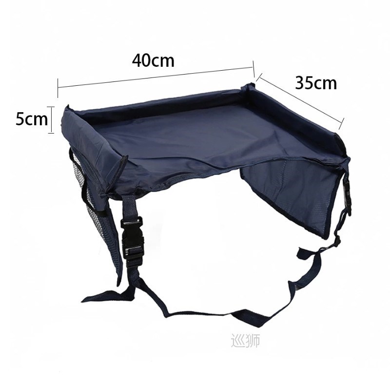 Baby Car Seat Organizer Tray Stroller Kids Toy Food Holder D