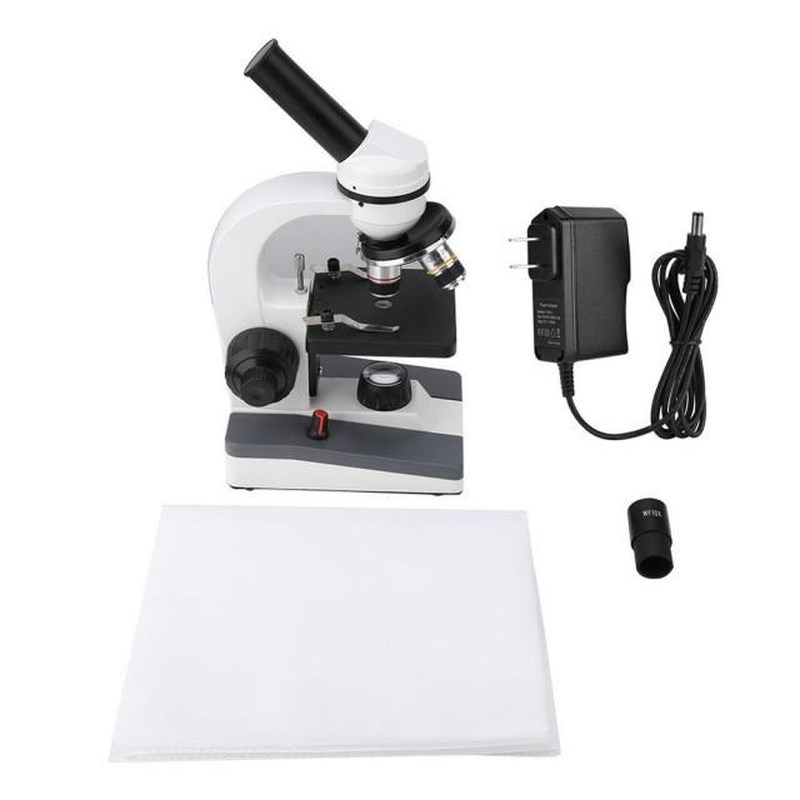 Digital Microscope WF10X 40-400X Monocular Biological Scienc