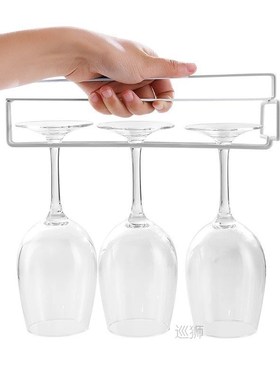 Stemware Inverted Storage Shelf Wine Glass Holder Hanging Ir