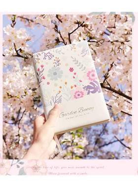 New Cute A5 A6PU Leather Flower Schedule Book Diary Weekly P