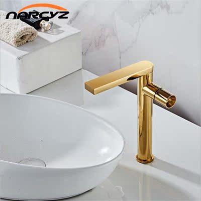 Basin Faucet Black lacquer single hole faucet Nordic matte r