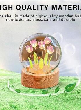 Tulip Atmosphere Lamp Ornaments Mini Landscape Light