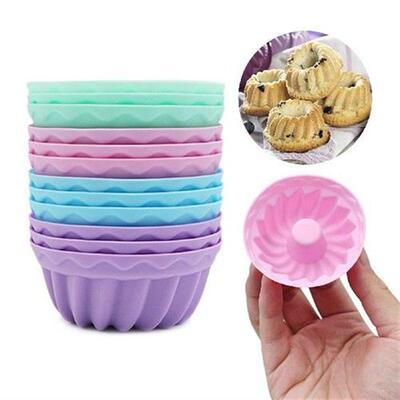 12pcs Bakeware Cupcake Moulds Air Fryer Baking Liners Cases