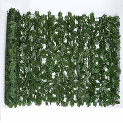 1*3m Artificial Ivy Leaf Fence Green Garden Yard Privacy Scr