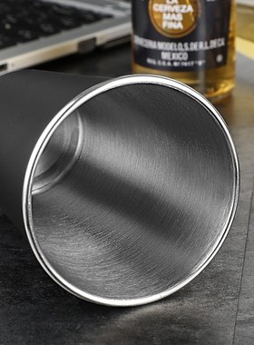 Black 304 Stainless Steel Beer Mug Milk/Coffee/Water/Tea Ant