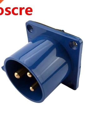 16A 3Pin industrial implement hide direct socket connector S