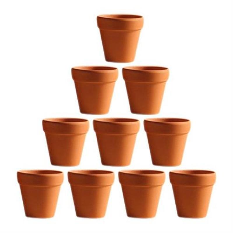 20 Pcs Green Home Decor Ceramics Plants Pots Planters