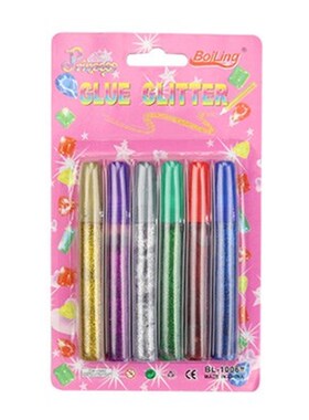 10color-set Gold powder glue DIY glitter glue DIY decoration