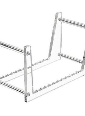 Clear Vinyl Record Stand Holder for Desktop Album Storage,