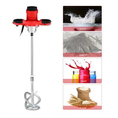 2100W Electric Cement Mixer Stirrer 6-Speed Handheld Concret