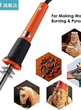 30W Burning Pen Soldering Iron Kit With Engraver Tips Pyrogr