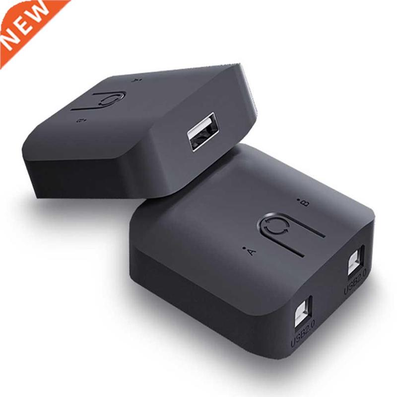 2X1 KVM Switch Box Selector Dual USB In 1 Out Sharing .0