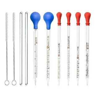 Glass Pipettes Set Glass Graduated Dropper Pipette 0.5ml