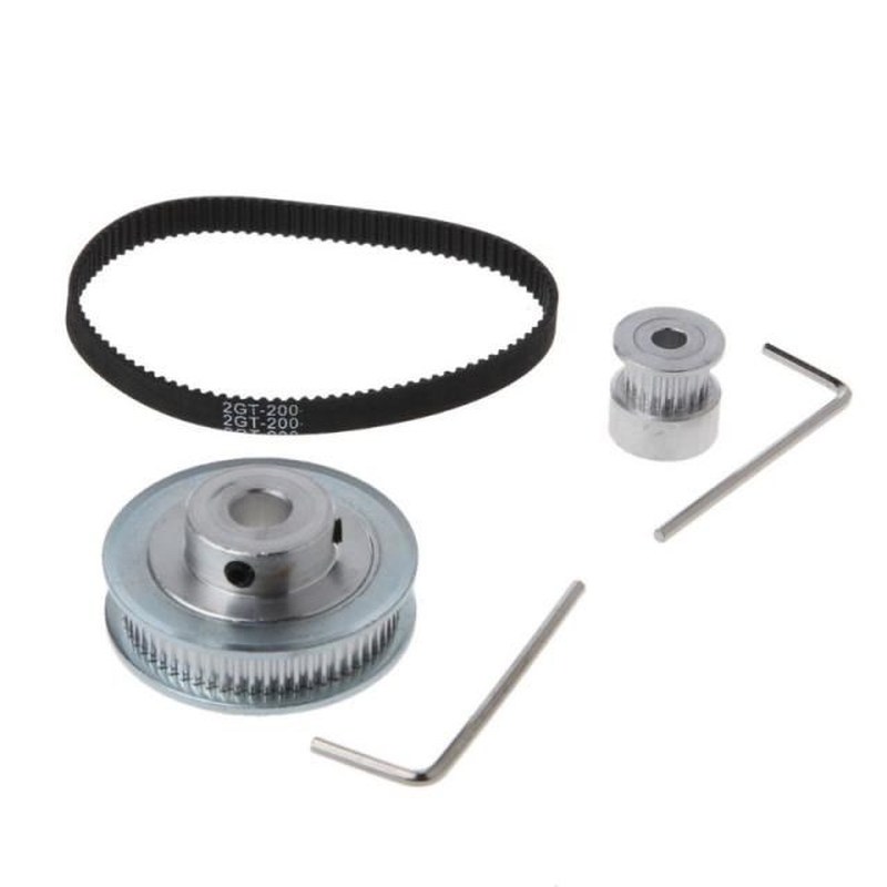 GT2 Timing Belt Closed-loop 200mm Pulley 20 Teeth and 60 Tee