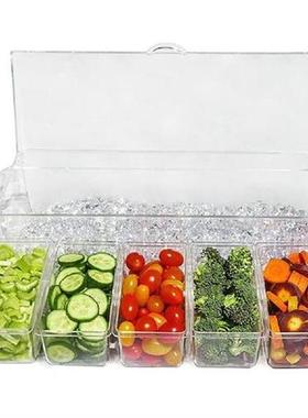 1 Set Useful Easy to Clean Condiment Jar Compartment Design