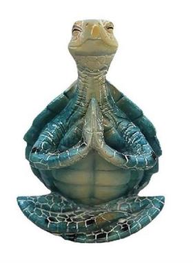 Sea Turtle Statue Decorations Meditating Yoga Statue